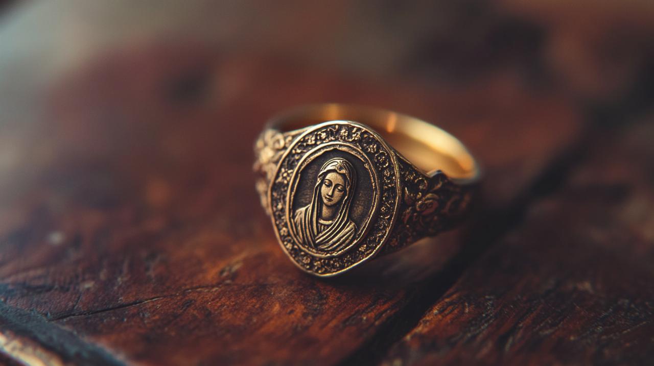 Chevaliere Gitan Homme Vierge Marie: El Anillo que Une Cultura, Fe y Elegancia Masculina